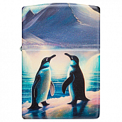 ��������� Zippo 46014 - Penguin - Glow In The Dark Green