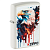 ��������� Zippo 46692 - Painted Eagle - White Matte