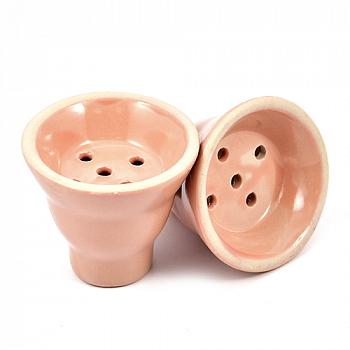 Чашка для кальяна универсальная - фарфор Розовая Арт.31027-040 Чашка для кальяна универсальная - фарфор Розовая Арт.31027-040