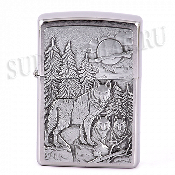 ��������� Zippo 20855 - Timberwolves - Brushed Chrome