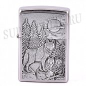 ��������� Zippo 20855 - Timberwolves - Brushed Chrome