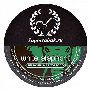 Табак White Elephant - Serengeti (банка 50 гр) Табак White Elephant - Serengeti (банка 50 гр)