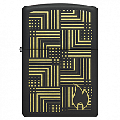 ��������� Zippo 46478 - Reflection - Black Matte