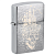��������� Zippo 46477 - Skull Castle - Brushed Chrome