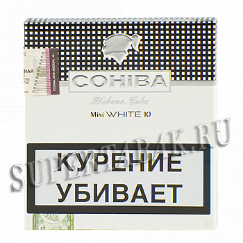 Сигариллы Cohiba Mini White 10 шт Сигариллы Cohiba Mini White 10 шт