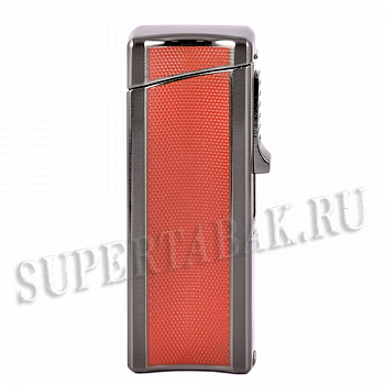 Зажигалка сигарная EuroJet 221013 - Turbo (gun metal / red) с пробойником Зажигалка сигарная EuroJet 221013 - Turbo (gun metal / red) с пробойником