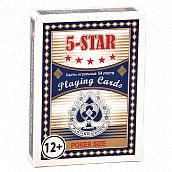    - .3008 - 5-Star poker size Blue 54   