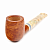 трубка Savinelli Sasso 2025 - Liscia Nat 106 (фильтр 9 мм)