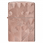 ��������� Zippo 48919 - Armor Hearts - Rose Gold