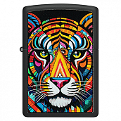 ��������� Zippo 46235 - Tiger Stripes - Black Matte