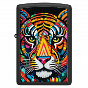 ��������� Zippo 46235 - Tiger Stripes - Black Matte