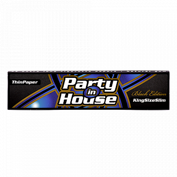 ������ ������������� Party in House - KingSizeSlim - Black (Thin Paper) 110 ��