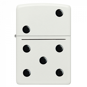 ��������� Zippo 46159 - Domino Design - White Matte