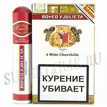  Romeo y Julieta Wide Churchill Tubos (1 .)