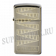 ��������� Zippo 49709 - 65th Anniversary Zippo Slim� Collectible - Black Ice�