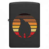 ��������� Zippo 46168 - Colorblock - Black Matte