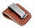 Чехол для зажигалки  Zippo  коричневый с металл. клипсой LPCB