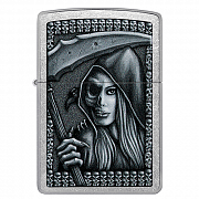 ��������� Zippo 46151 - Grim Beauty - Street Chrome