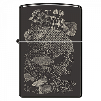��������� Zippo 48590 - Skull - High Polish Black