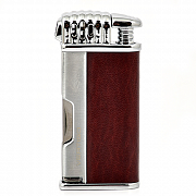   Vertigo Pipe - Puffer - Brown & Chrome