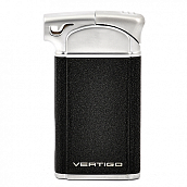   Vertigo - Crosby Pipe - Black Crackle & Chrome