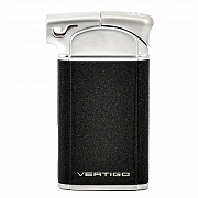   Vertigo - Crosby Pipe - Black Crackle & Chrome