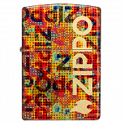��������� Zippo 46386 - Pixel Fusion - 540 Tumbled Brass