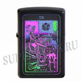 ��������� Zippo 49698 - Tarot Card - Black Matte