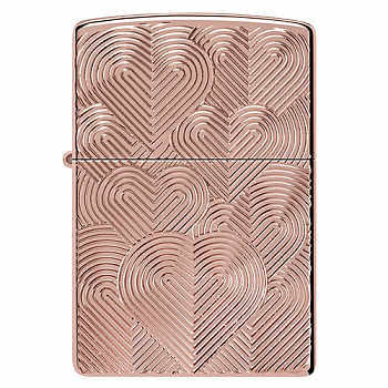 ��������� Zippo 48919 - Armor Hearts - Rose Gold