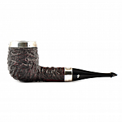 ������ Peterson House Pipe - Silver Cap Rusticated Billiard P-Lip (��� �������)