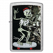 ��������� Zippo 48911 - Skateboard Design - Street Chrome