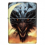 ��������� Zippo 48934 - Dragon Design - Glow in the Dark Green