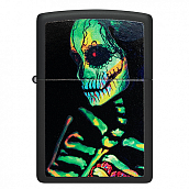 ��������� Zippo 48761 - Skeleton Design - Black Light