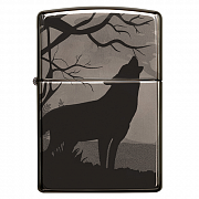 ��������� Zippo 49188 - Wolves - Black Ice�