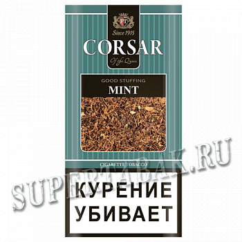 Сигаретный табак Corsar Of The Queen - Mint (с ароматом мяты) (35 гр) Сигаретный табак Corsar Of The Queen - Mint (с ароматом мяты) (35 гр)