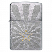 ��������� Zippo 48657 - Star Design - Brushed Chrome