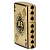 ��������� Zippo 46388 - Ace of Skulls - 540 Tumbled Brass