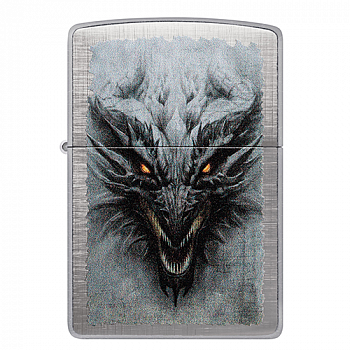 ��������� Zippo 48732 - Dragon Design - Linen Weave