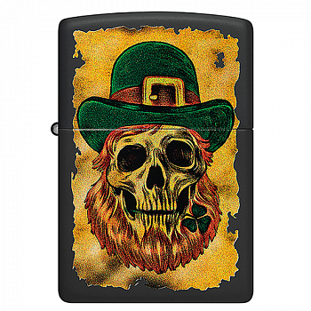 ��������� Zippo 46244 - Lucky Map - Black Matte