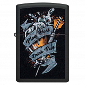 ��������� Zippo 48679 - Darts - Black Matte