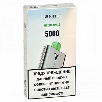 POD- Ignite V2 (5.000 ) - Green Apple - 2% - (1 .)
