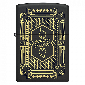 ��������� Zippo 46483 - Lines - Black Matte